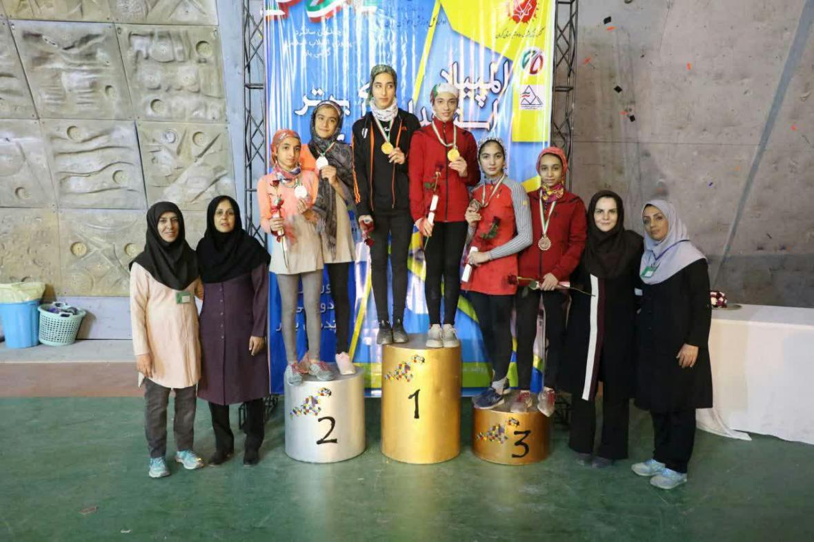 البرز و کرمان بر بام رقابت های سنگ نوردی در ماده سرطناب دختران