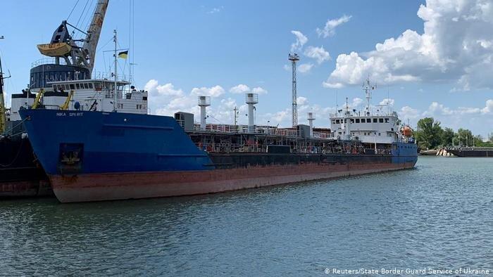 توقیف یک کشتی روسی در اوکراین ، واکنش روسیه